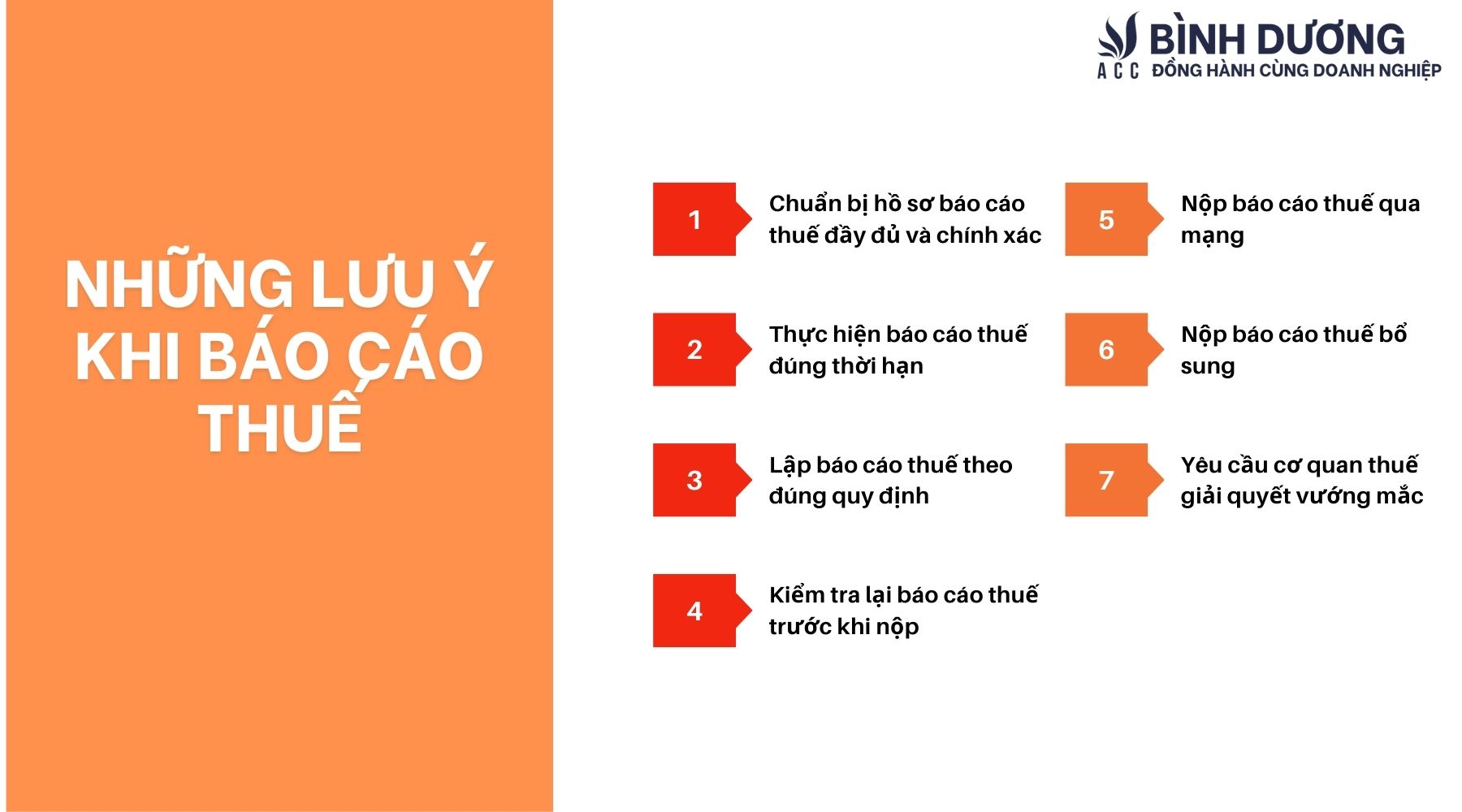 Những lưu ý khi báo cáo thuế