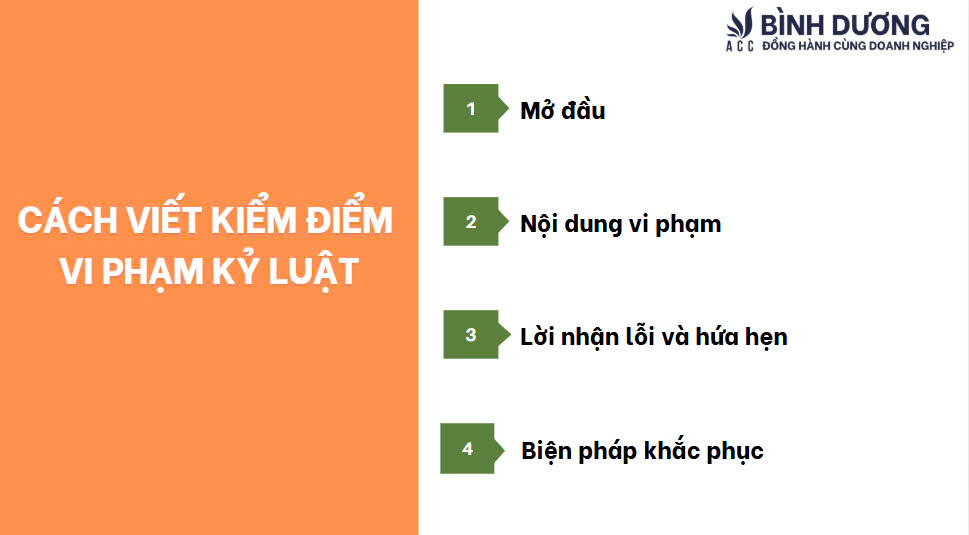 Cách viết kiểm điểm vi phạm kỷ luật chi tiết