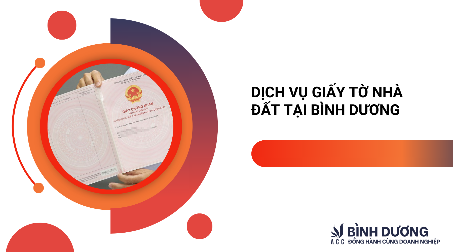 Dịch vụ giấy tờ nhà đất tại Bình Dương
