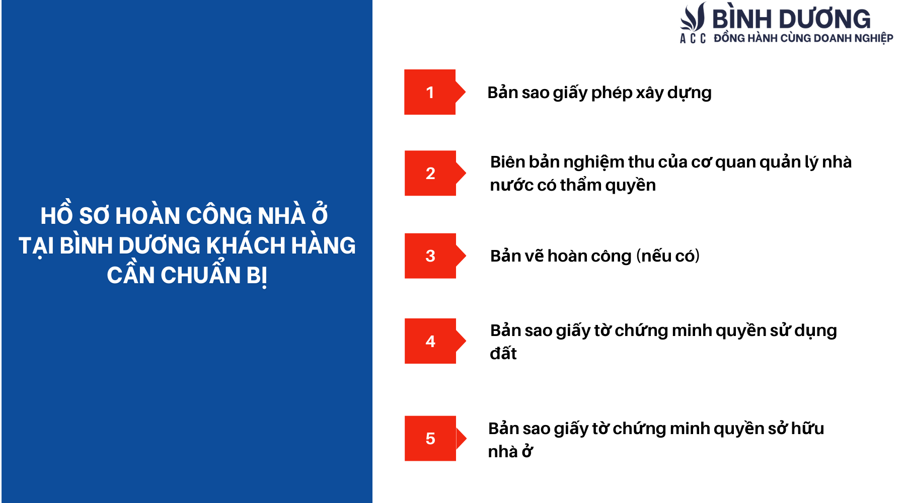 Dịch vụ hoàn công nhà ở tại Bình Dương