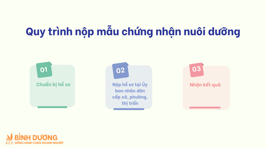 Mẫu giấy chứng nhận nuôi dưỡng mới nhất hiện nay