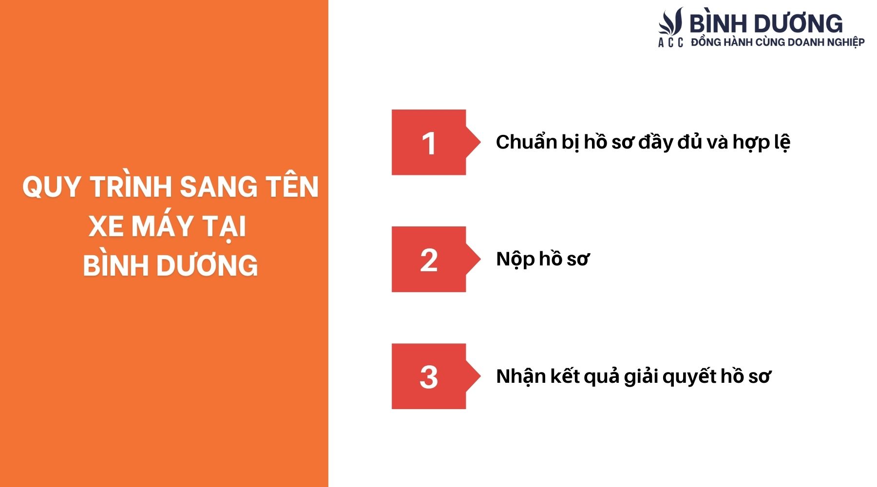 Quy trình sang tên xe máy tại Bình Dương
