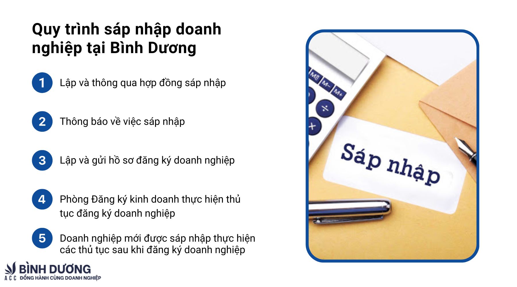 Dịch vụ sáp nhập doanh nghiệp tại Bình Dương