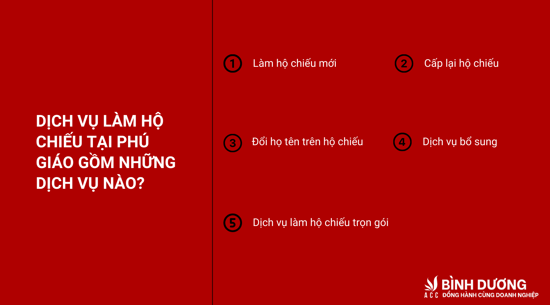 Dịch vụ làm hộ chiếu tại Phú Giáo