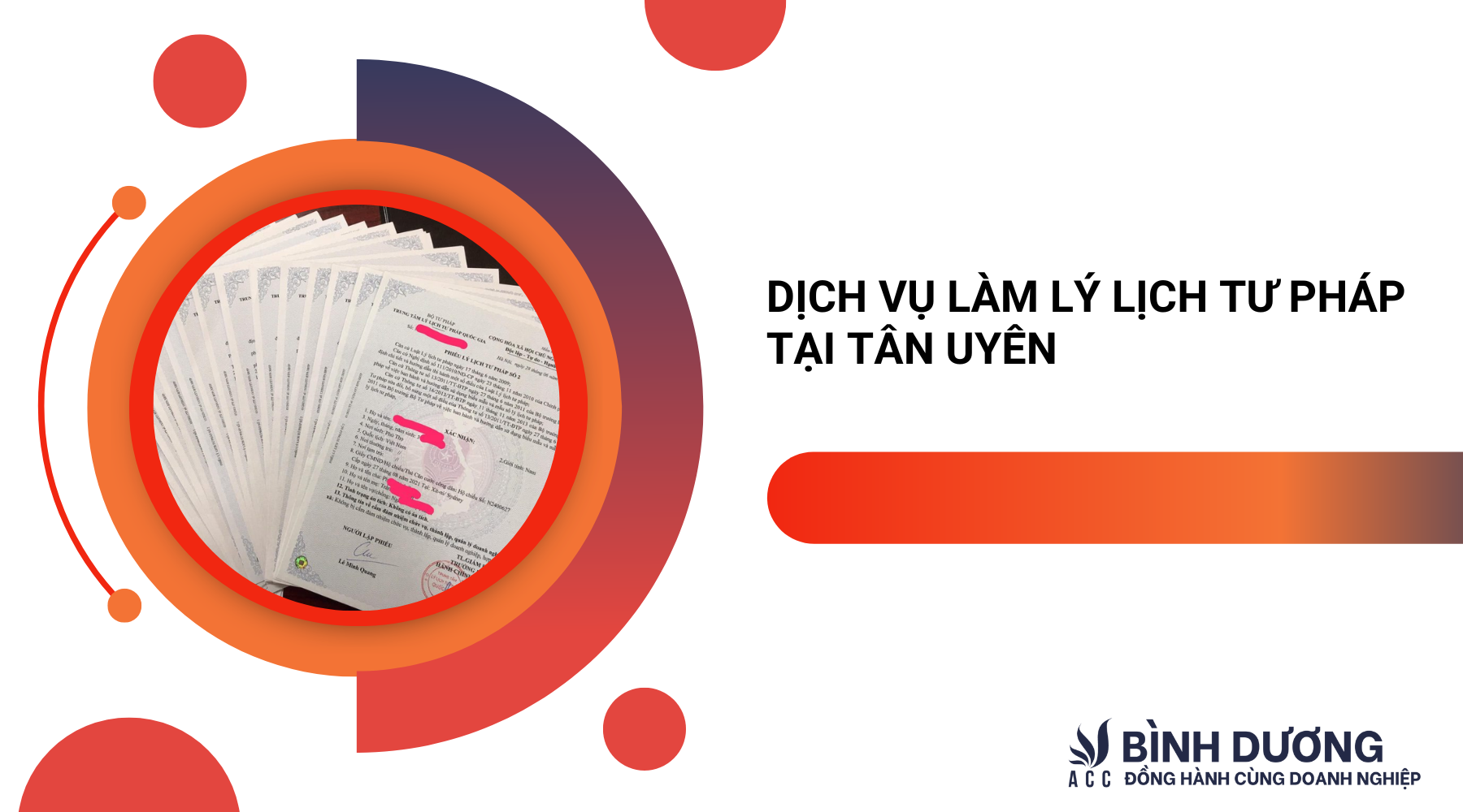 Dịch vụ làm lý lịch tư pháp tại Tân Uyên