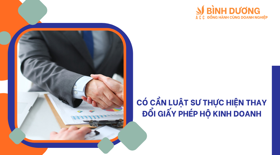 Dịch vụ thay đổi giấy phép hộ kinh doanh tại Bình Dương
