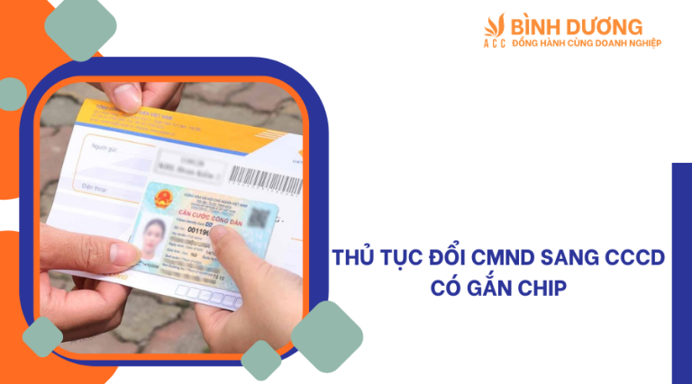 Thủ tục đổi cmnd sang cccd có gắn chip
