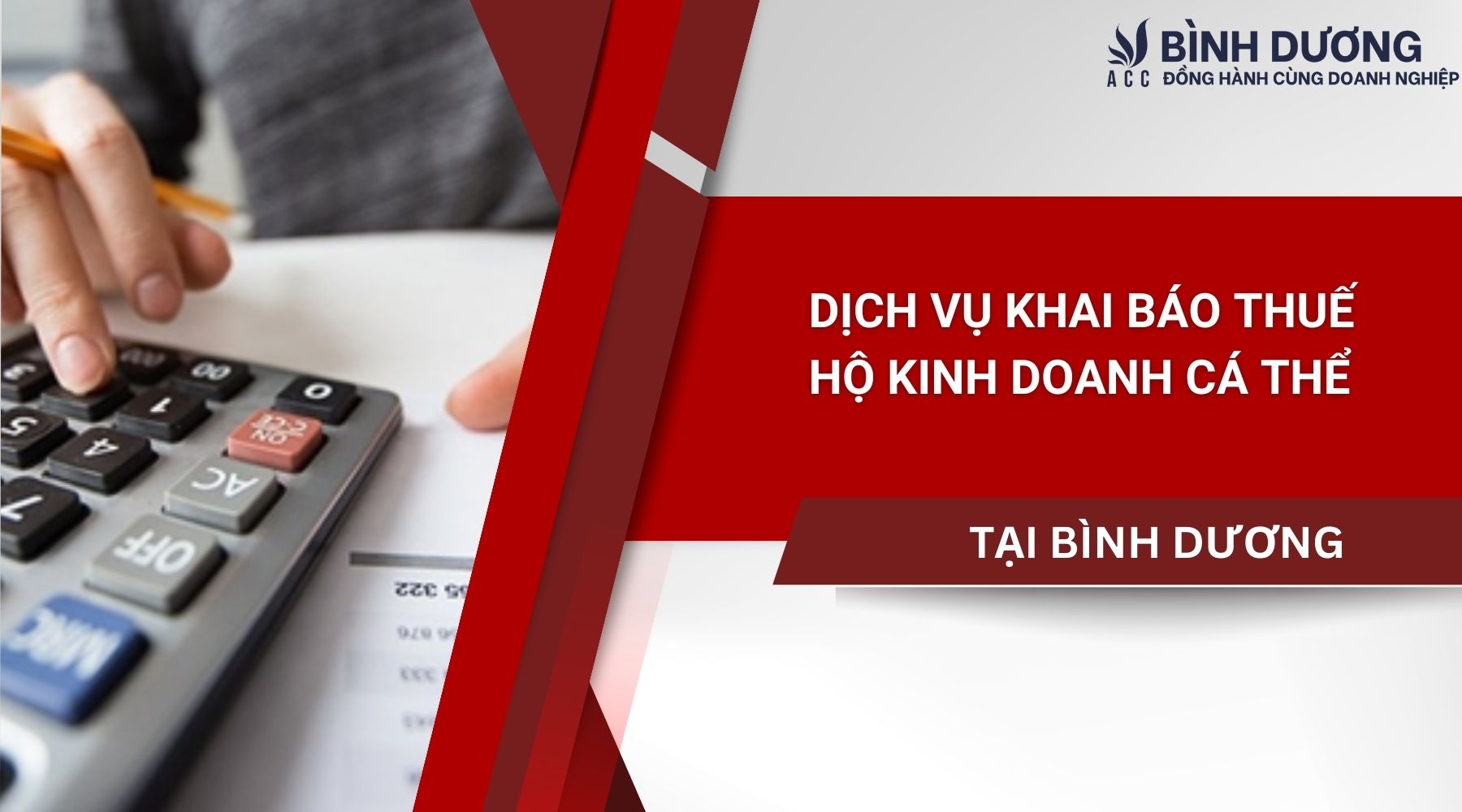 Dịch vụ khai báo thuế hộ kinh doanh cá thể tại Bình Dương