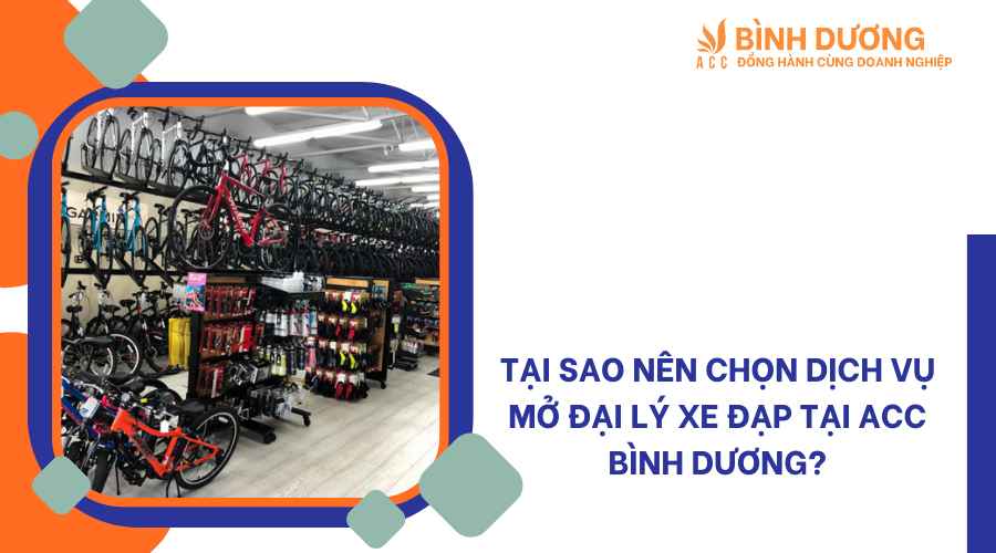 Dịch vụ mở đại lý xe đạp tại Bình Dương