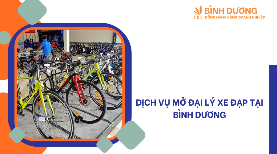 Dịch vụ mở đại lý xe đạp tại Bình Dương