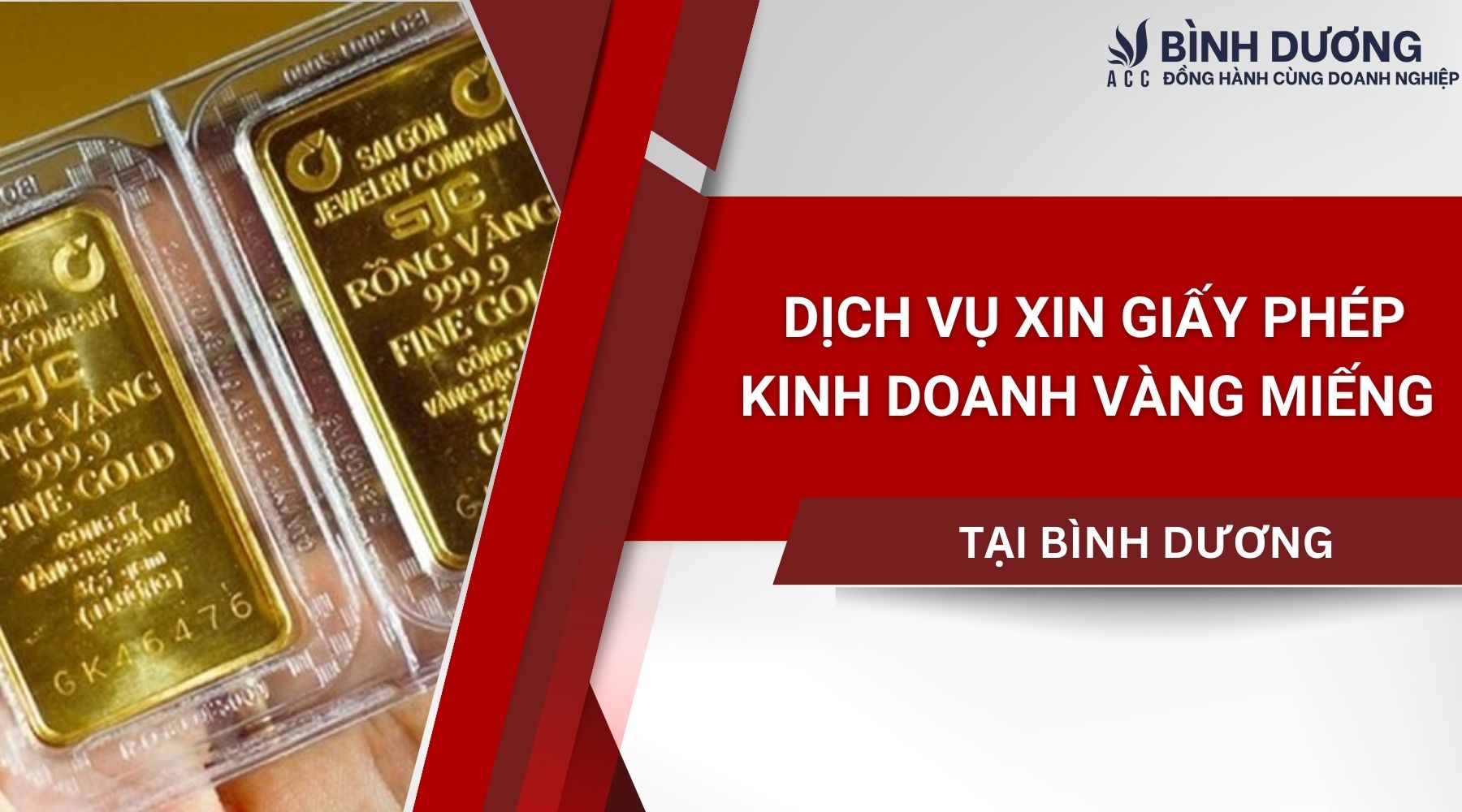 Dịch vụ xin giấy phép kinh doanh vàng miếng tại Bình Dương