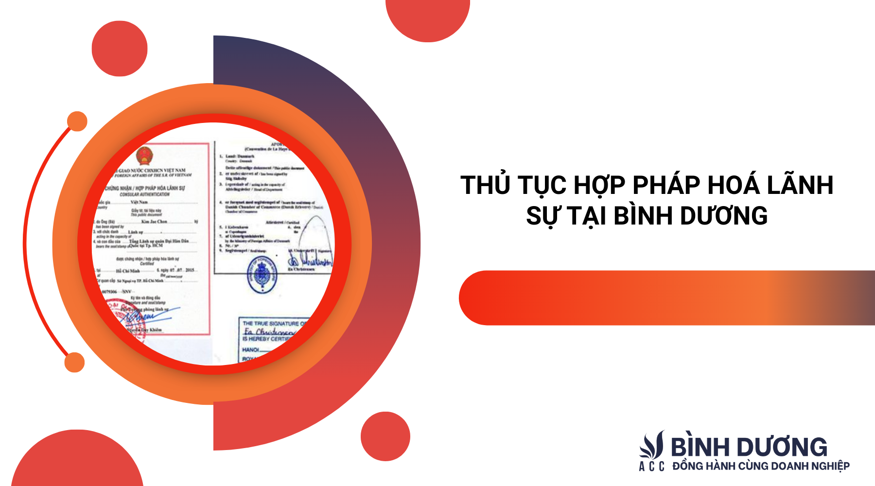 Thủ tục hợp pháp hoá lãnh sự tại Bình Dương