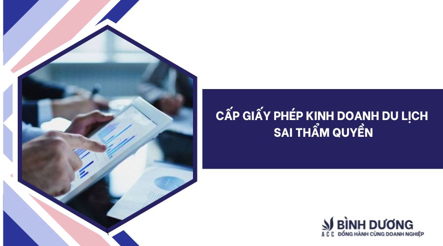 Thẩm quyền cấp giấy phép kinh doanh du lịch