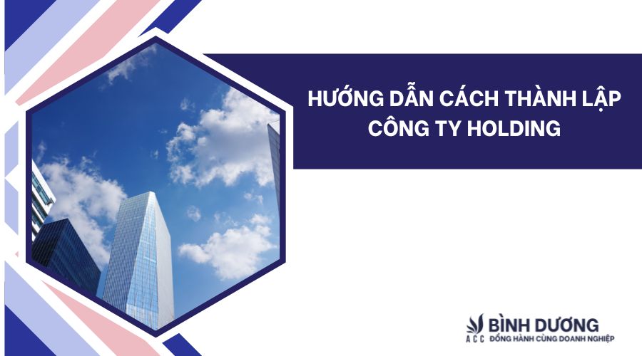 Hướng dẫn cách thành lập công ty holding