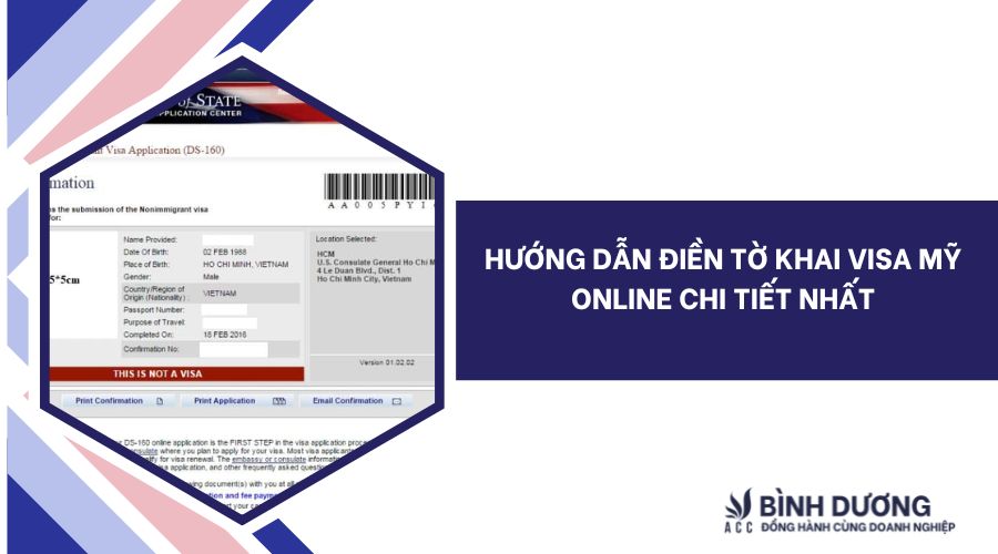 Hướng dẫn điền tờ khai visa Mỹ online chi tiết nhất