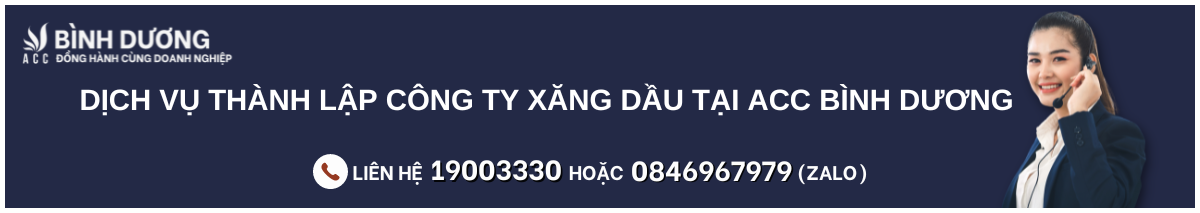 Thủ tục thành lập công ty xăng dầu