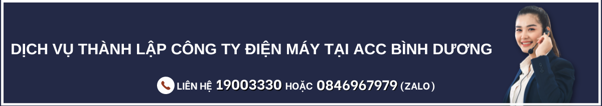Hướng dẫn thành lập công ty điện máy