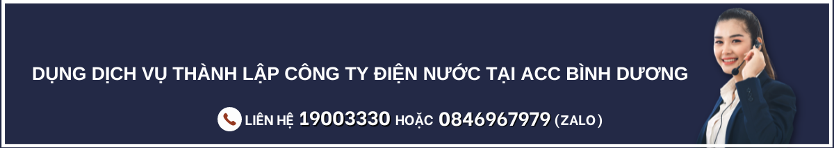 Thủ tục thành lập công ty điện nước