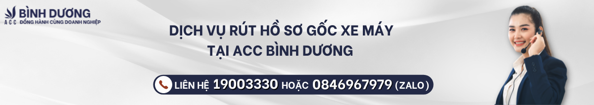Rút hồ sơ gốc xe máy để làm gì?