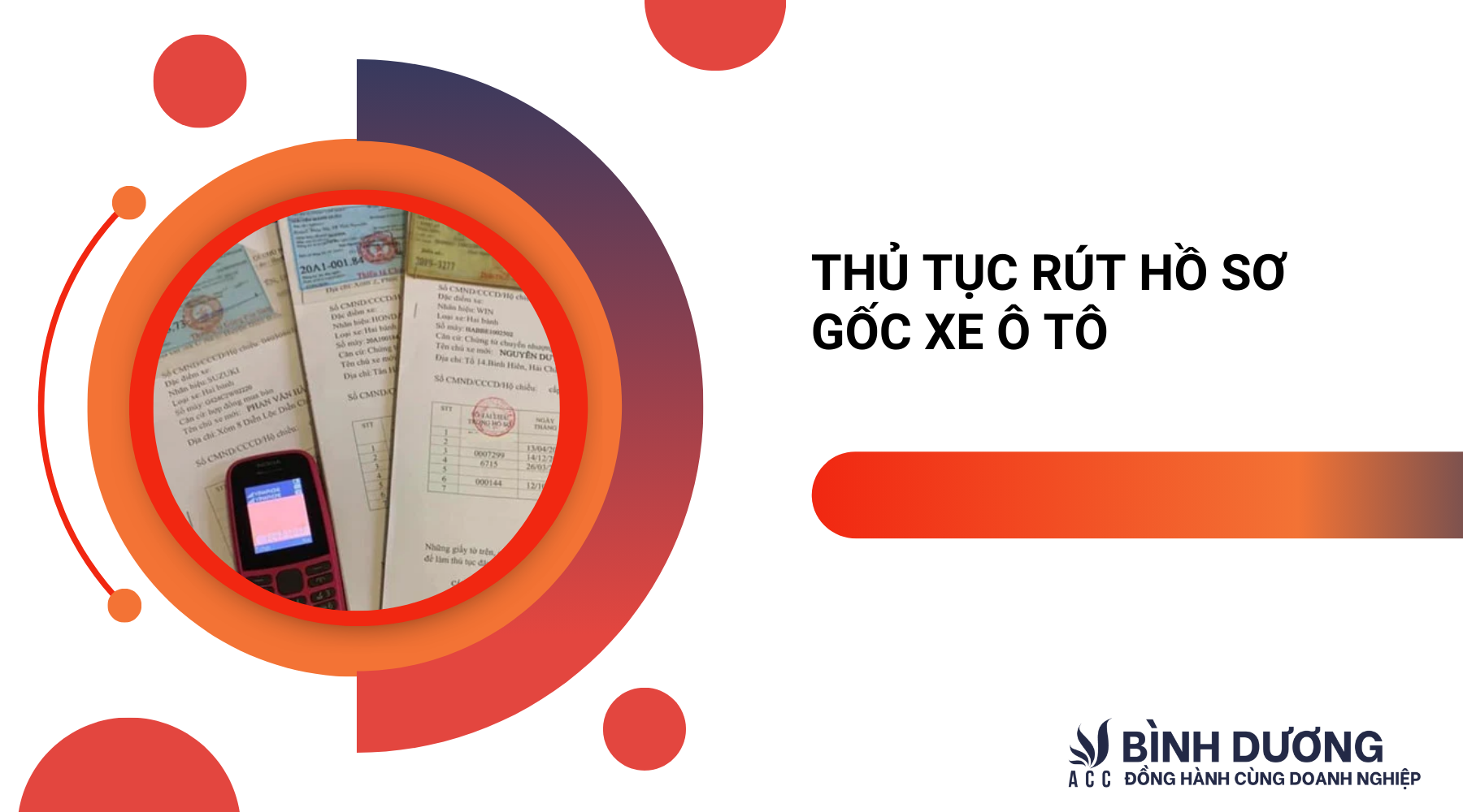 Thủ tục rút hồ sơ gốc xe ô tô