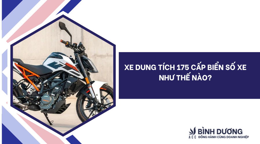 Xe dung tích 175 cấp biển số xe như thế nào?