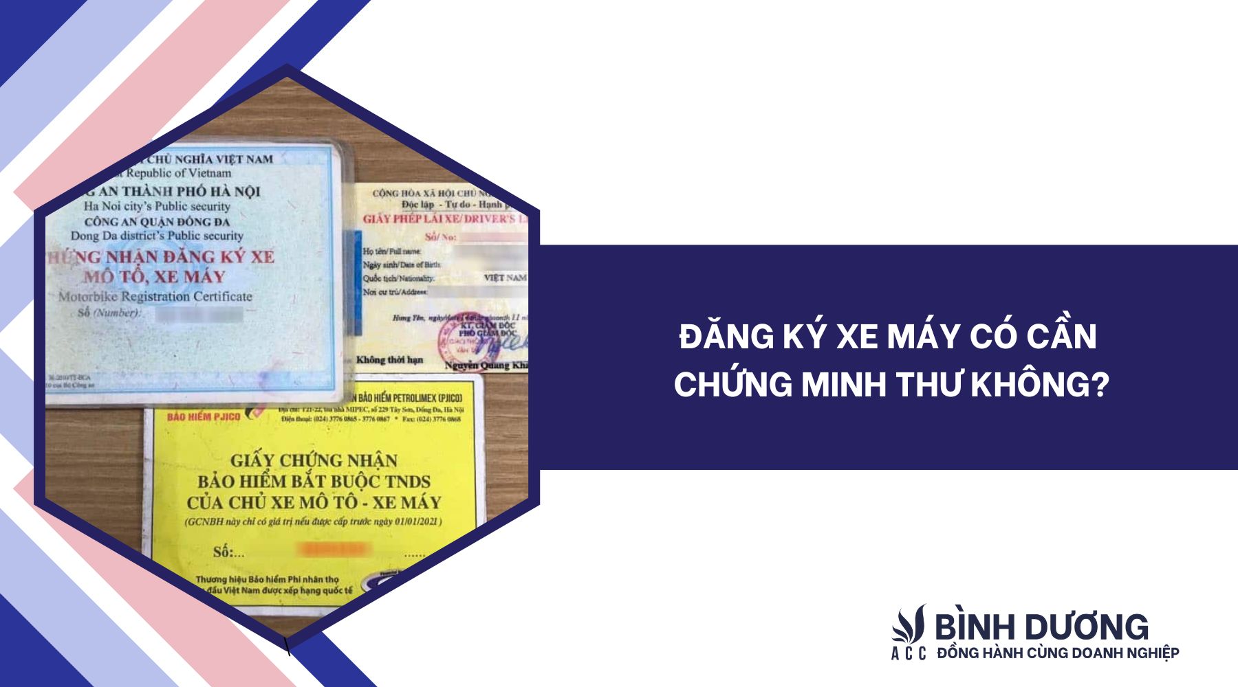 Đăng ký xe máy có cần chứng minh thư không?