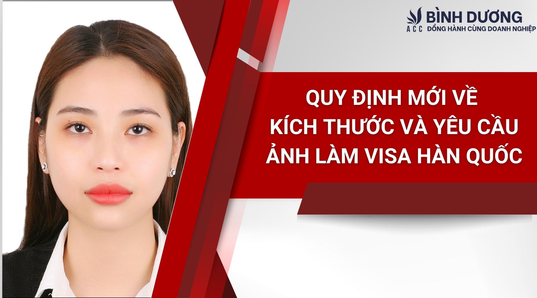 Quy định mới về kích thước và yêu cầu ảnh làm visa Hàn Quốc
