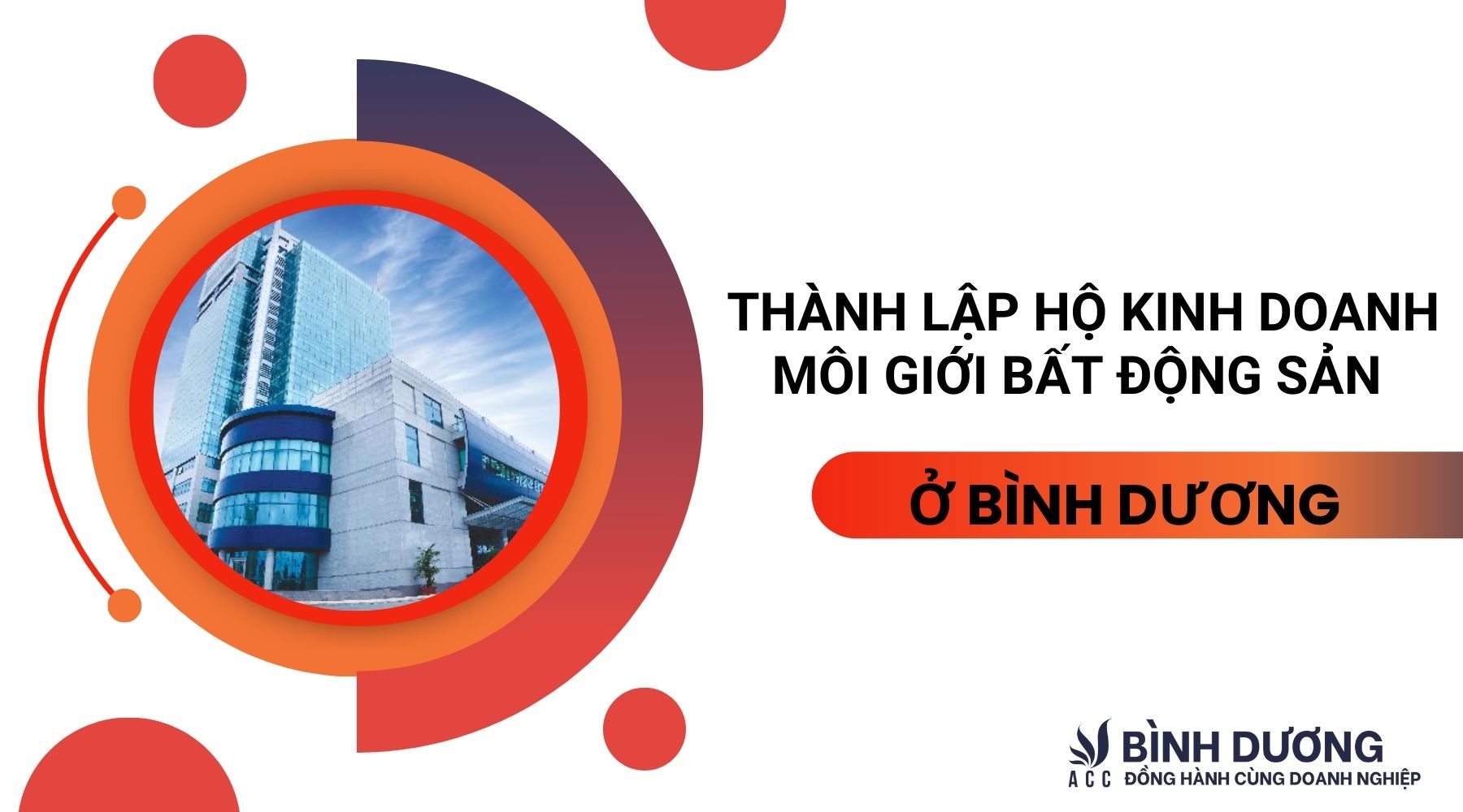 Thành lập hộ kinh doanh môi giới bất động sản ở Bình Dương