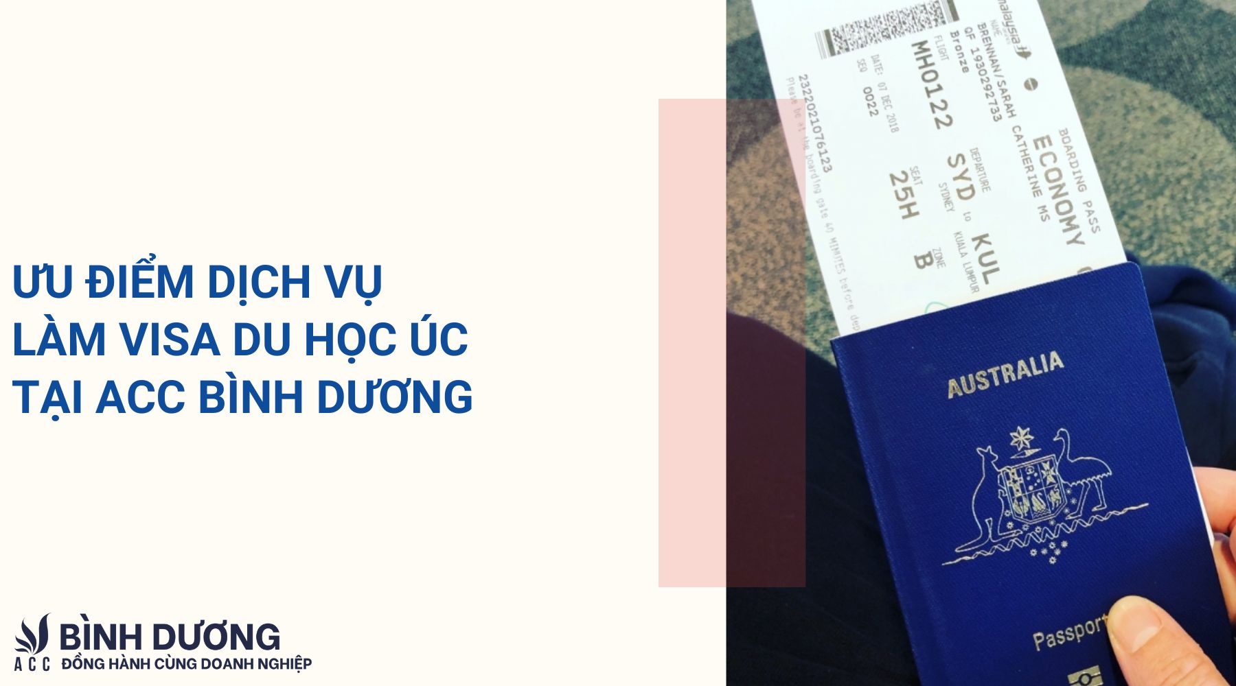 Dịch vụ làm visa du học Úc tại Bình Dương