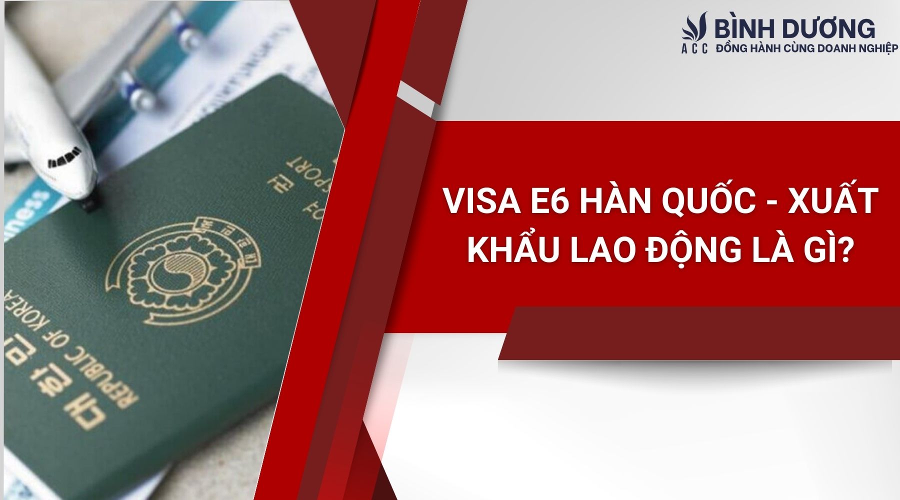 Visa E6 Hàn Quốc - Xuất khẩu lao động là gì?