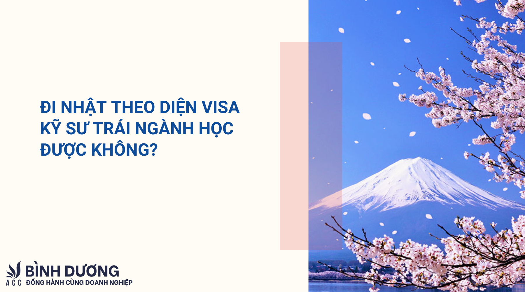 Đi Nhật theo diện visa kỹ sư trái ngành học được không?