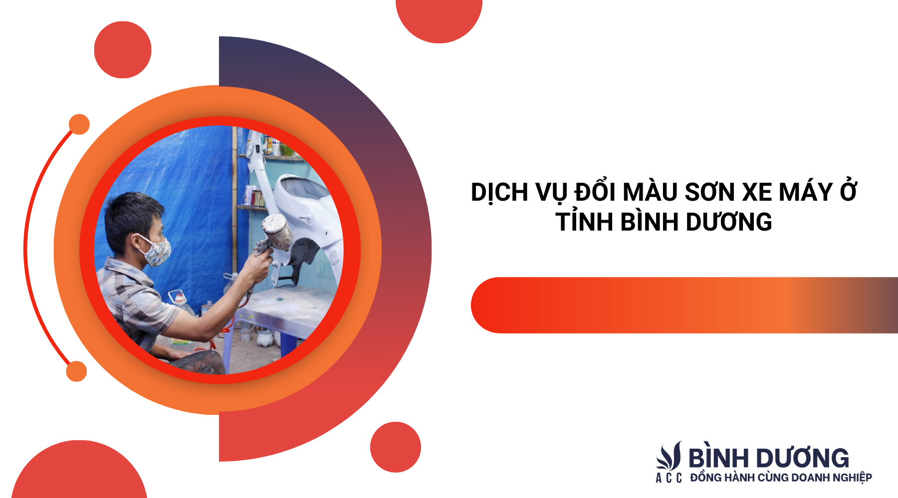 Dịch vụ đổi màu sơn xe máy ở tỉnh Bình Dương