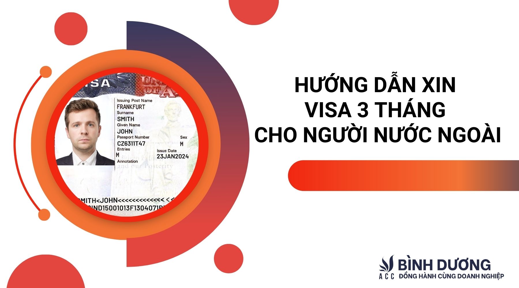 Hướng dẫn xin visa 3 tháng cho người nước ngoài