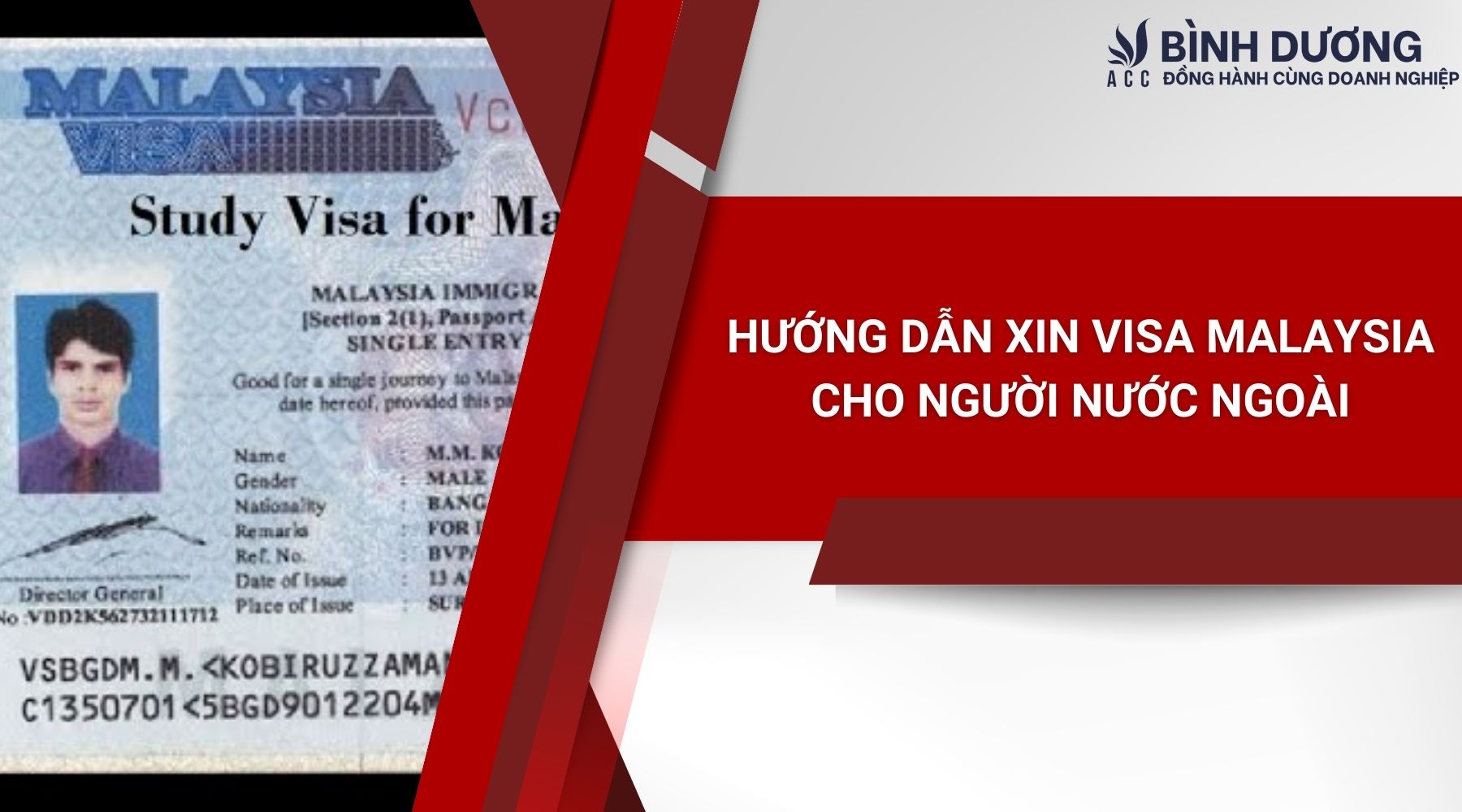 Hướng dẫn xin visa Malaysia cho người nước ngoài