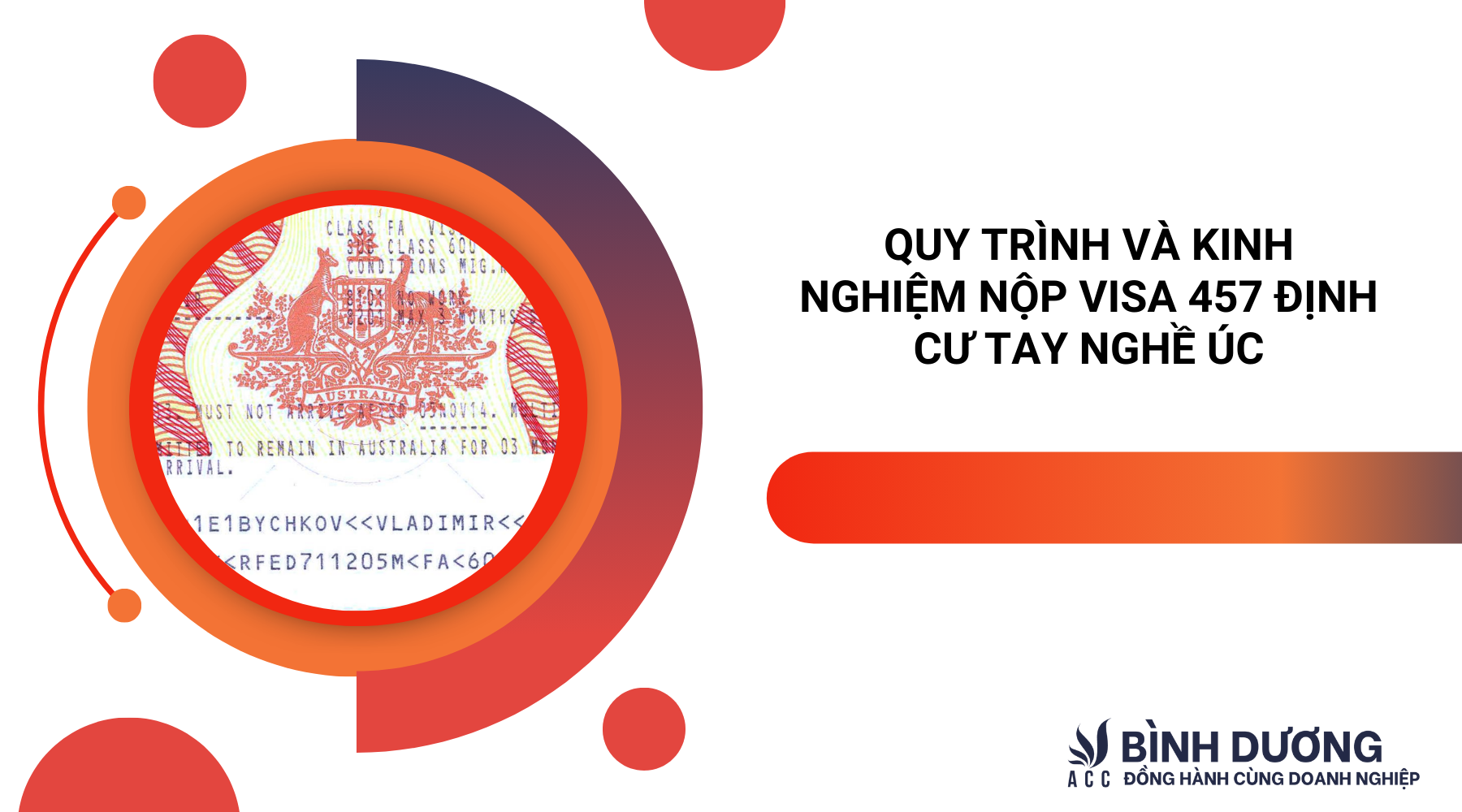 Quy trình và kinh nghiệm nộp visa 457 định cư tay nghề Úc