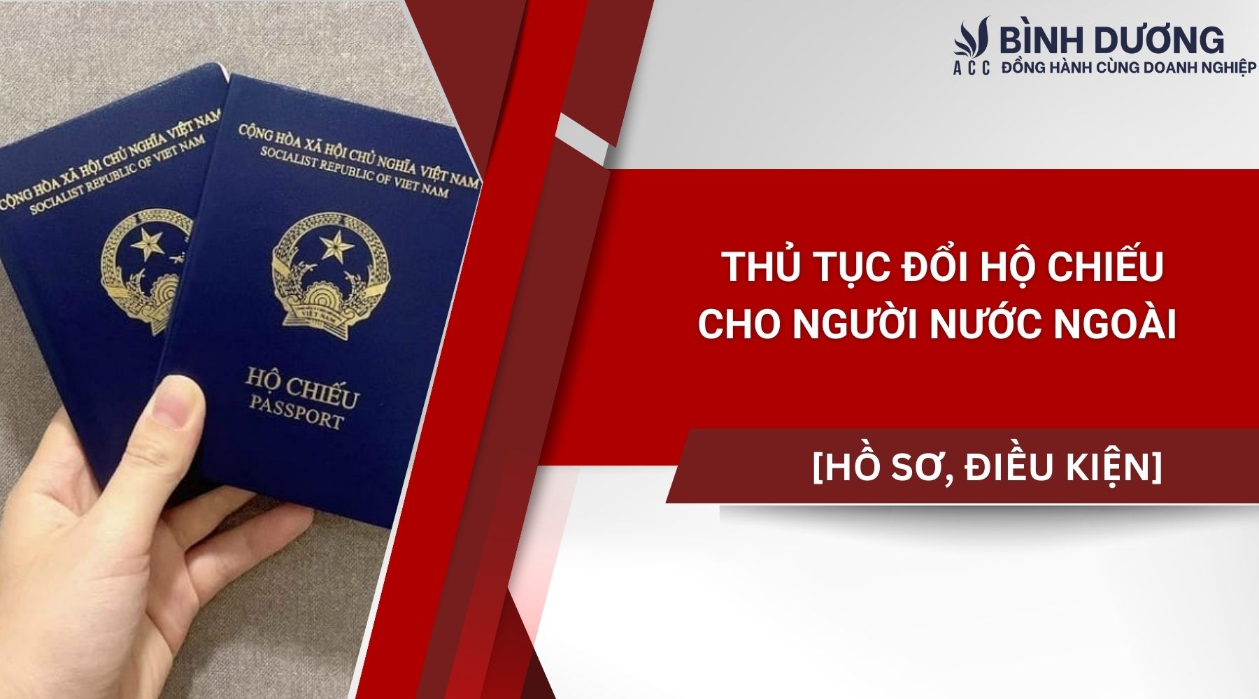 Thủ tục đổi hộ chiếu cho người nước ngoài [Hồ sơ, điều kiện]