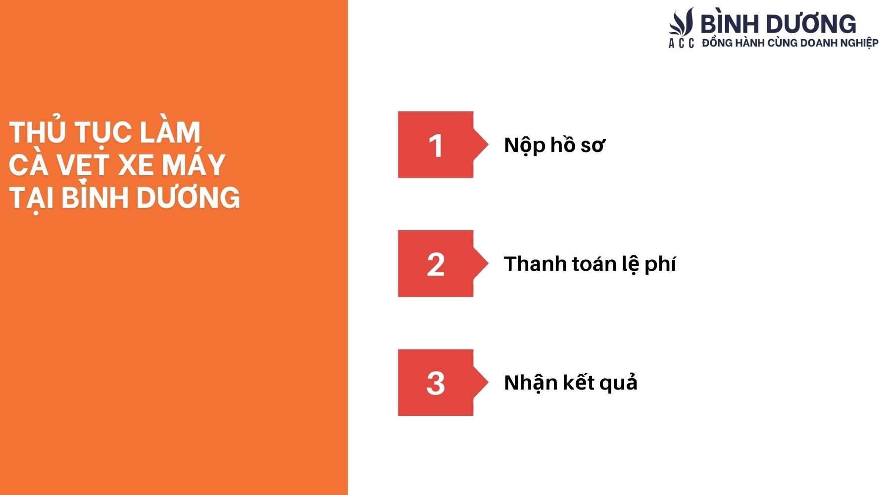 Thủ tục làm cà vẹt xe máy tại Bình Dương