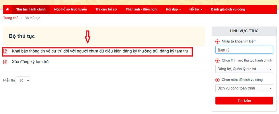 Hướng dẫn thủ tục đăng ký tạm trú online nhanh chóng, tiện lợi