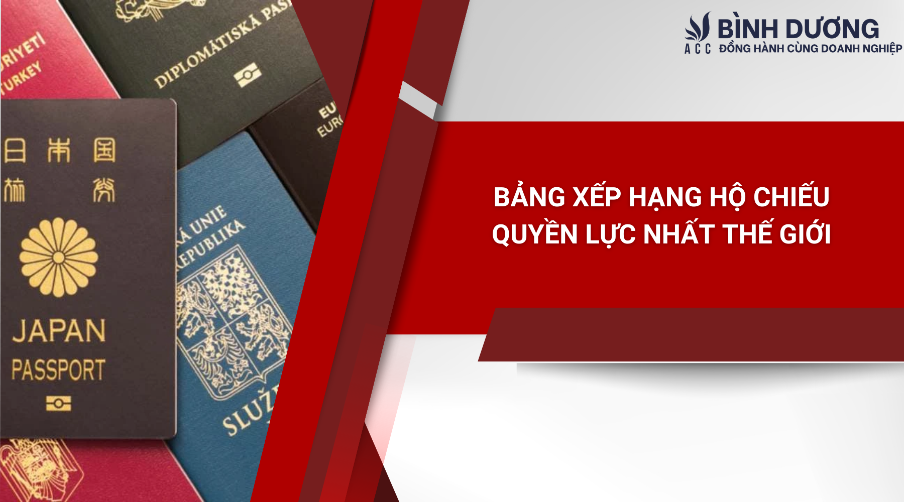 Bảng xếp hạng hộ chiếu quyền lực nhất thế giới