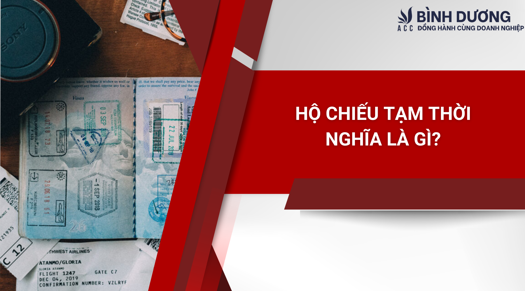 Hộ chiếu tạm thời nghĩa là gì?