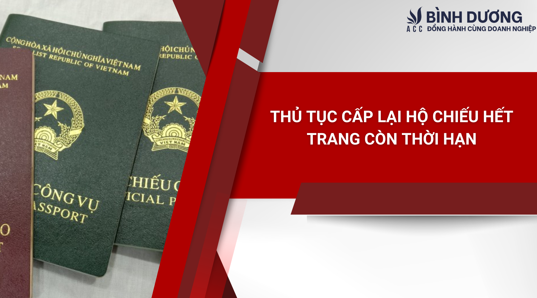 Thủ tục cấp lại hộ chiếu hết trang còn thời hạn