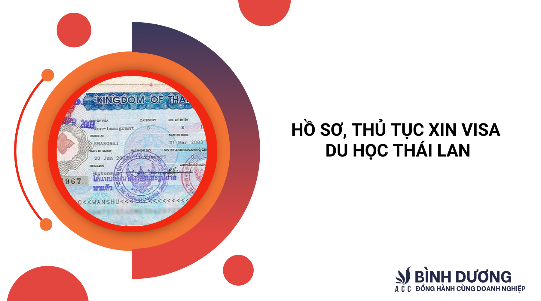 Hồ sơ, thủ tục xin visa du học Thái Lan