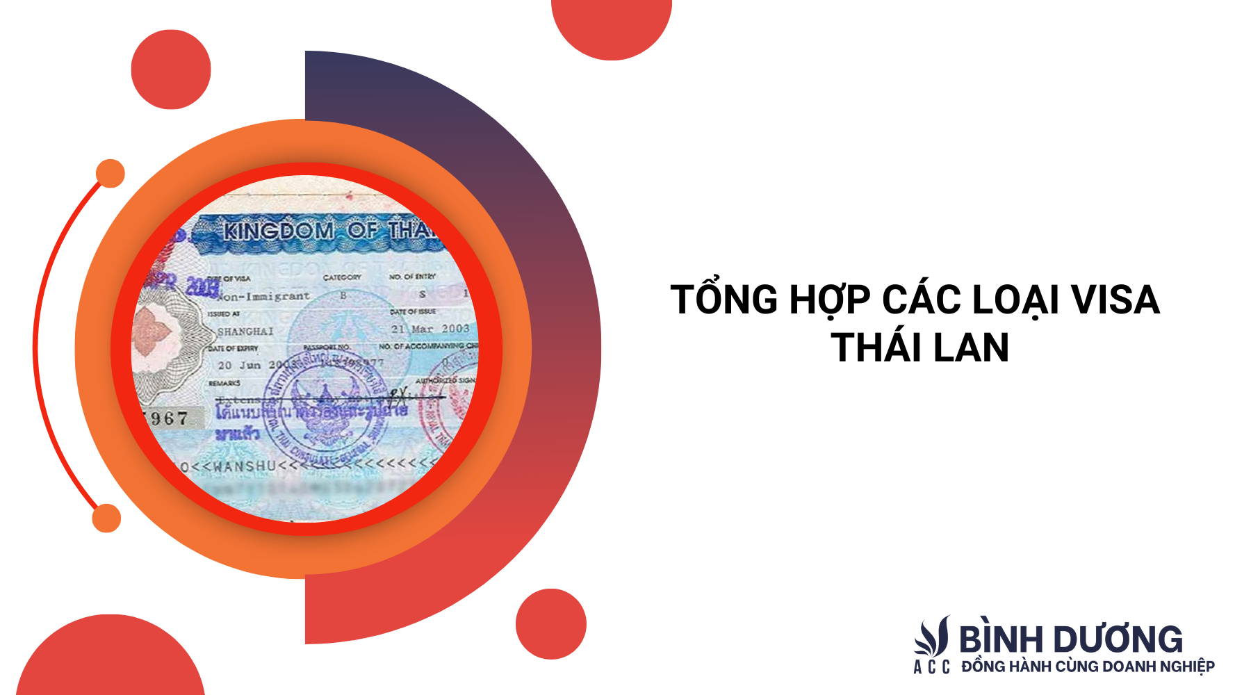 Tổng hợp các loại visa Thái Lan