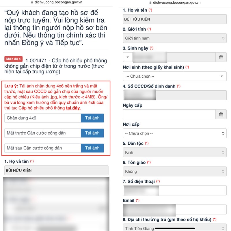Hướng dẫn làm hộ chiếu online tại nhà