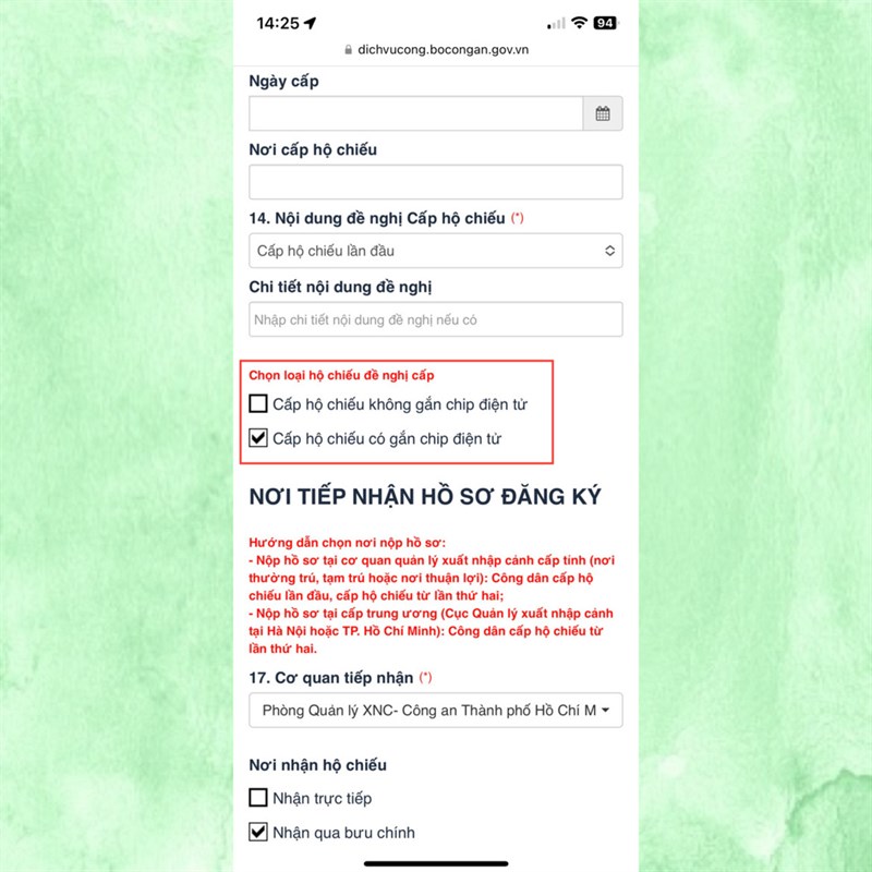 Hướng dẫn làm hộ chiếu online tại nhà