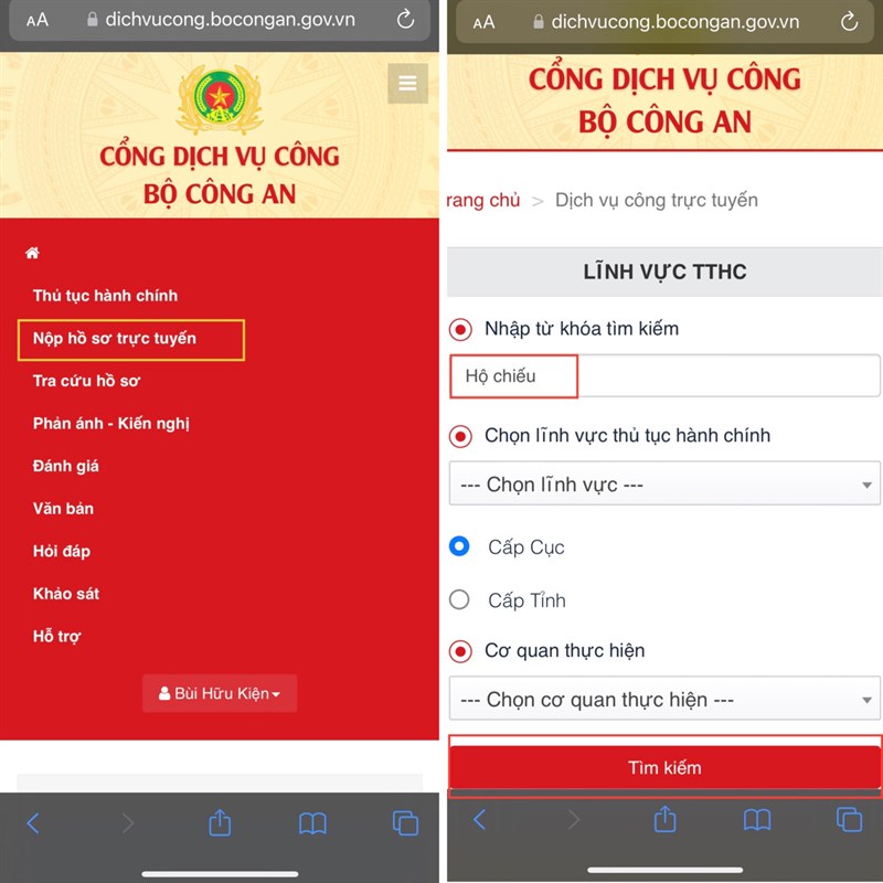 Hướng dẫn làm hộ chiếu online tại nhà