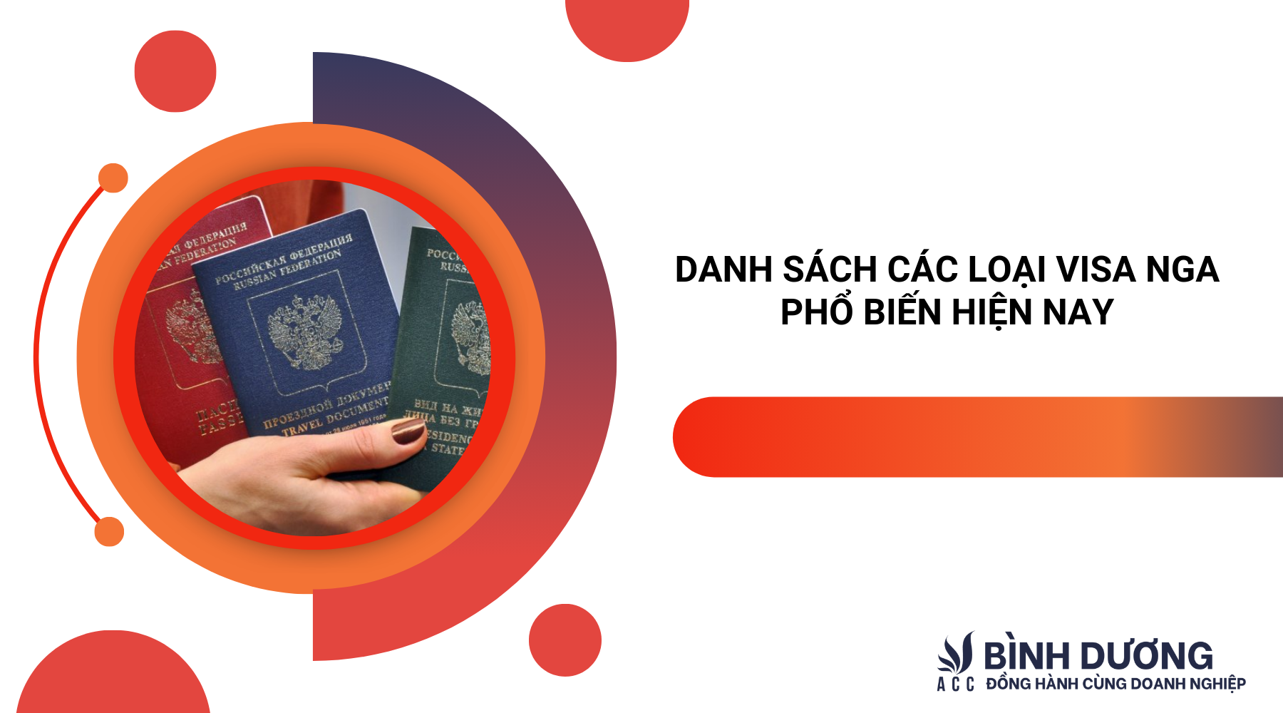 Danh sách các loại visa Nga phổ biến hiện nay