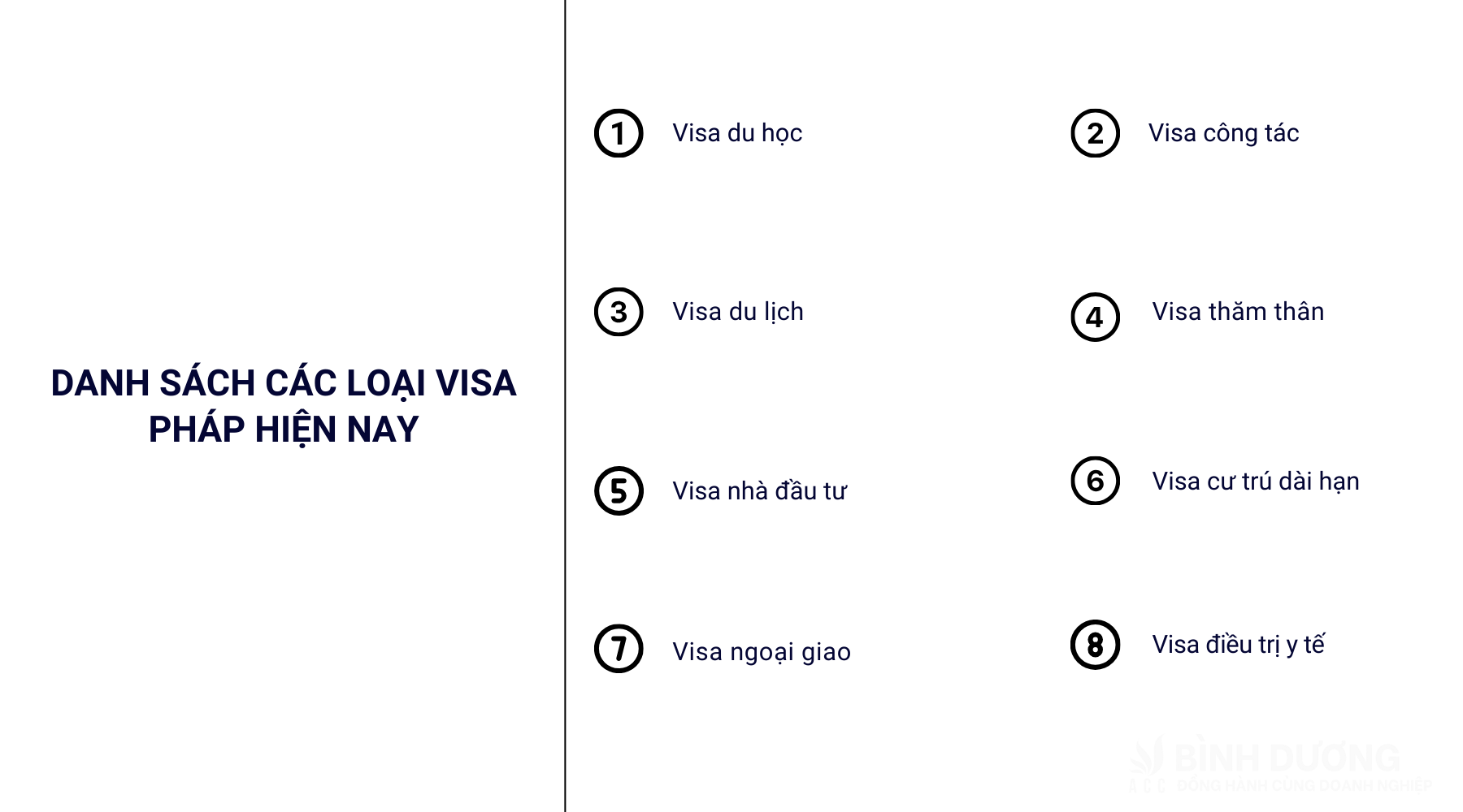 Danh sách các loại visa Pháp hiện nay