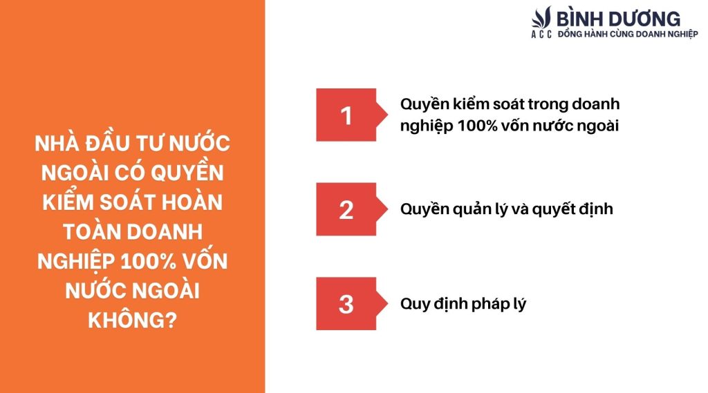 Doanh nghiệp 100 vốn nước ngoài là gì?