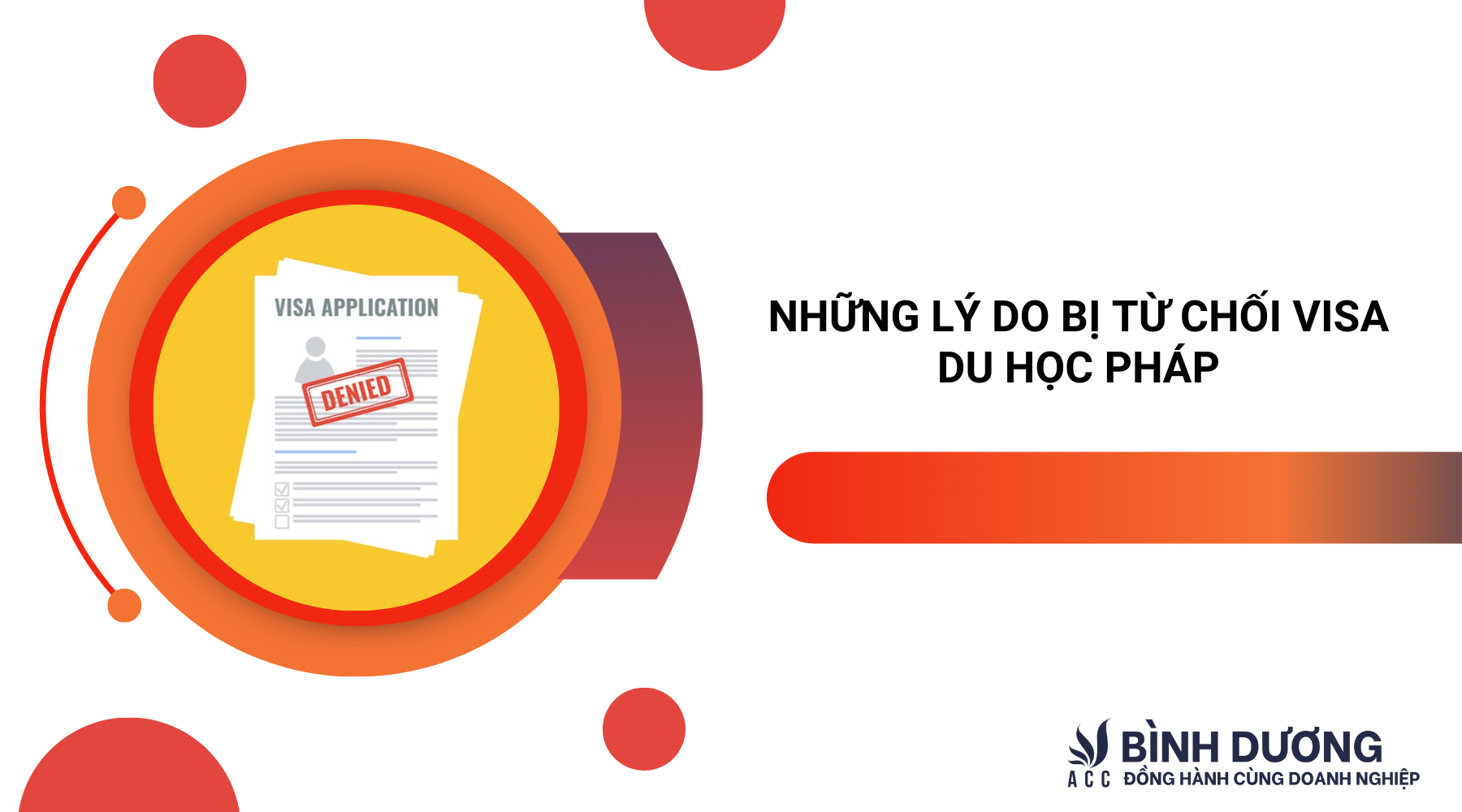 Những lý do bị từ chối visa du học Pháp